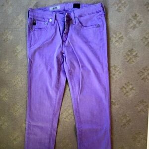 AG Stilt jeans in lavender size 28